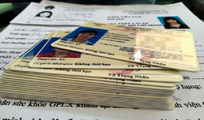 xu ly dut diem cac trang web gia mao cap giay phep lai xe hinh 1