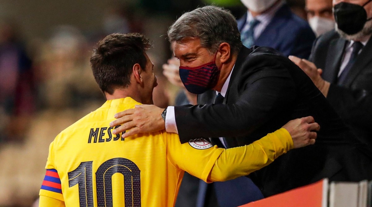 chu tich laporta khong muon dua messi ve lai barcelona hinh 1