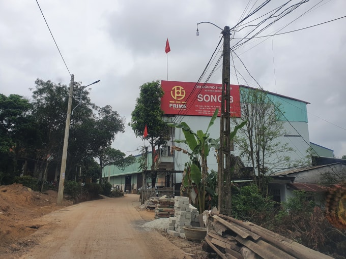 thua thien hue doanh nghiep song b ngang nhien xay dung trai phep tren dat nong nghiep hinh 1