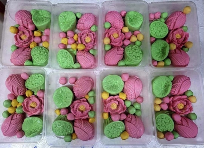 set banh troi hoa sen lam mua lam gio truoc them le tet han thuc hinh 1