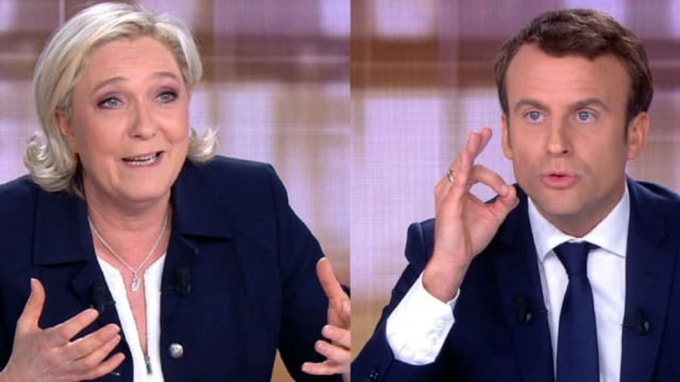 bau cu phap cuoc dua song ma giua macron va le pen dang dien ra cang thang hinh 1