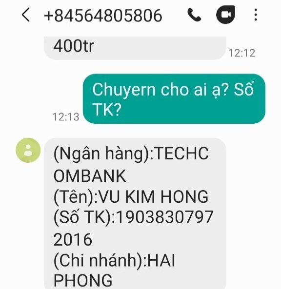 truy tim doi tuong mao danh bi thu hai phong nhan tin vay tien khap noi hinh 1
