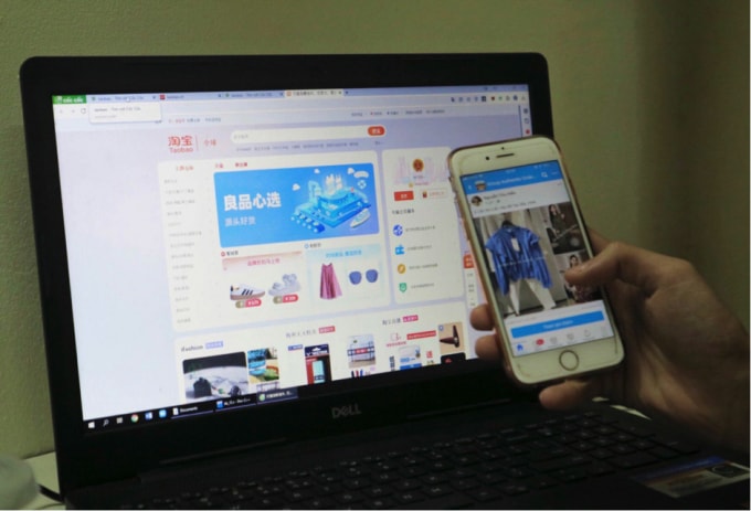 dan ban hang online dieu dung vi nguon hang tu trung quoc kho nhap hinh 1