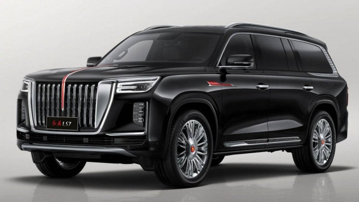 suv cao cap hongqi ls7 ra mat kieu dang kha giong rolls royce cullinan hinh 1