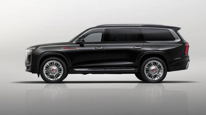 suv cao cap hongqi ls7 ra mat kieu dang kha giong rolls royce cullinan hinh 2