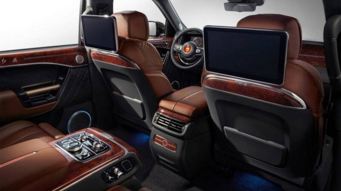 suv cao cap hongqi ls7 ra mat kieu dang kha giong rolls royce cullinan hinh 7