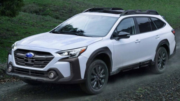 subaru outback 2023 nang cap manh ve cong nghe an toan hinh 1