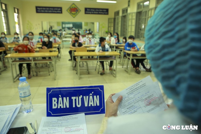 hinh anh tiem vac xin phong covid 19 cho tre tu 5 den duoi 12 tuoi o ha noi hinh 20