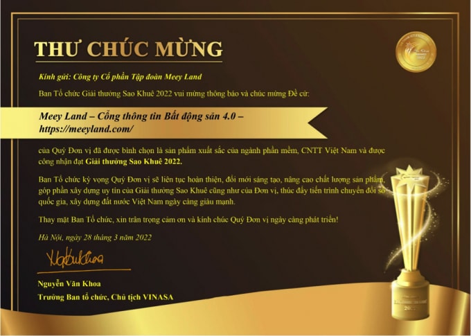 meey land nhan giai thuong sao khue 2022 hinh 3