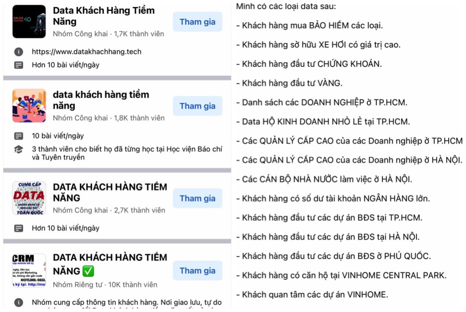 nhon nhip thi truong mua ban thong tin ca nhan trai phep hinh 1
