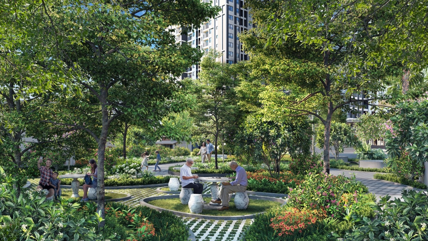soi dong giao dich tai le mo ban toa thap xanh zen tower feliz homes hinh 3