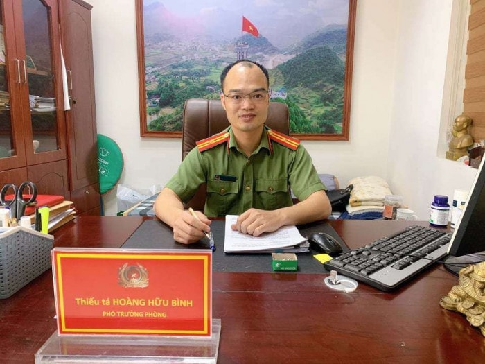thieu ta cong an tinh hai duong cuu hai chau be thoat khoi mieng ha ba hinh 1