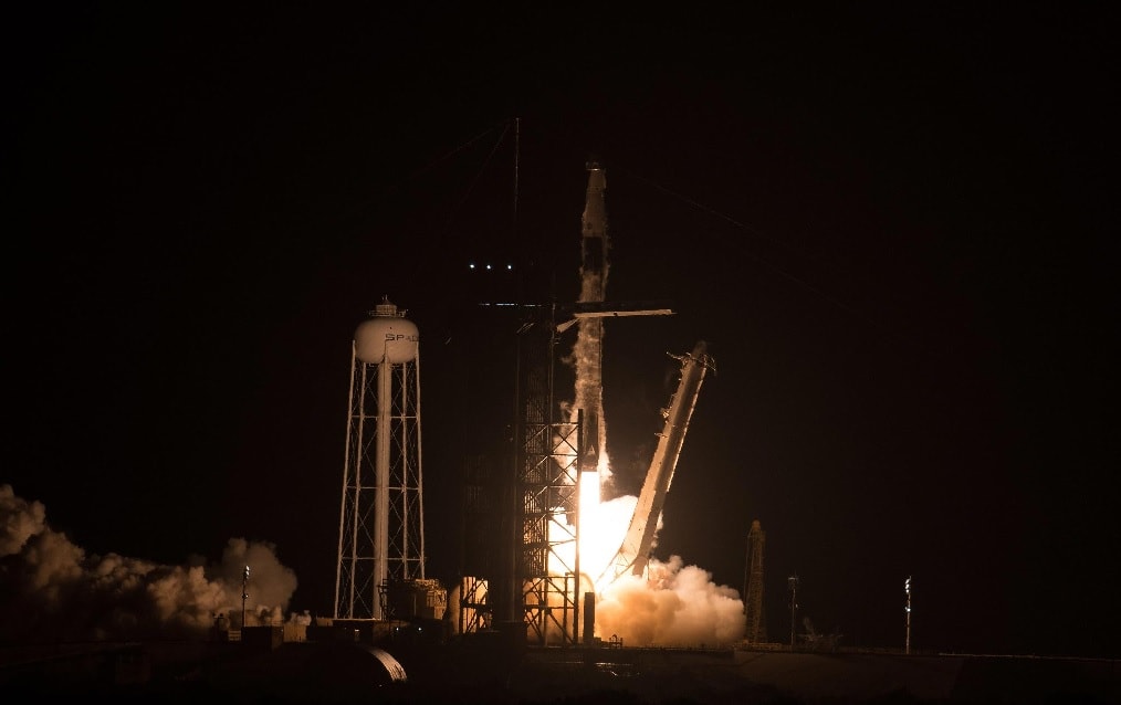 spacex phong thanh cong ten lua dua phi hanh doan tiep theo cua nasa len iss hinh 1