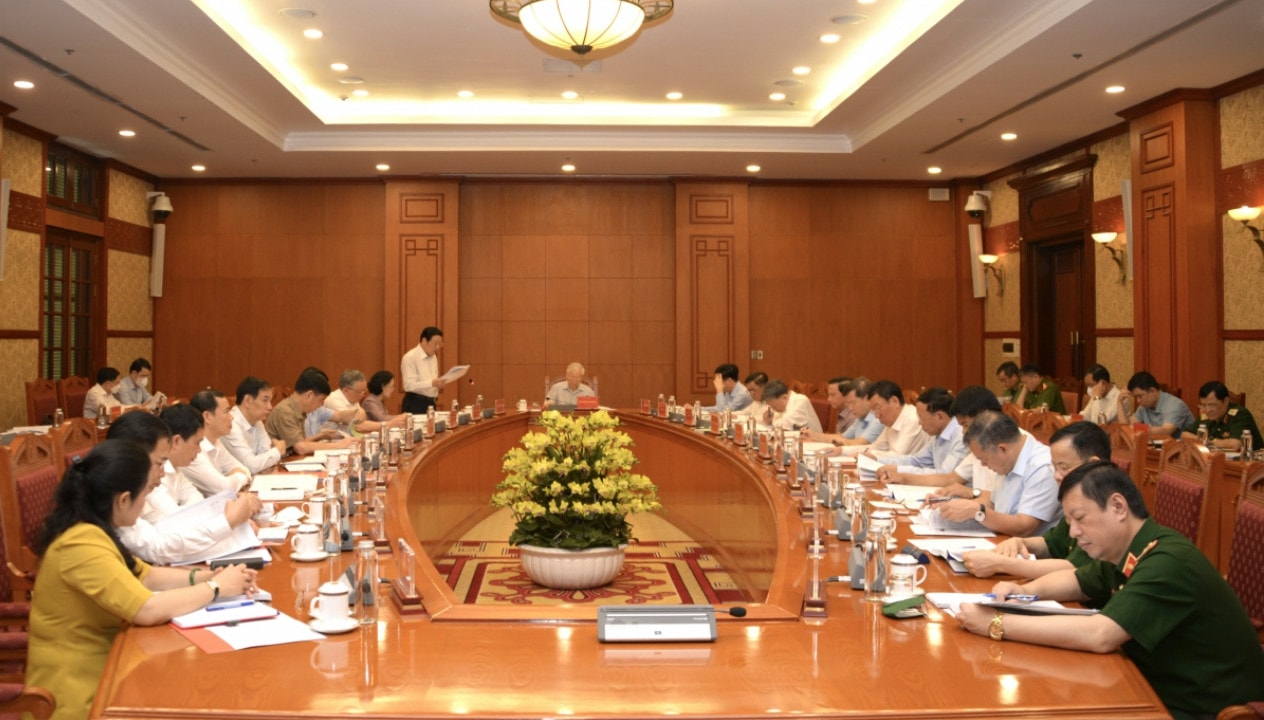 tong bi thu chu tri hop thuong truc ban chi dao trung uong ve phong chong tham nhung tieu cuc hinh 2