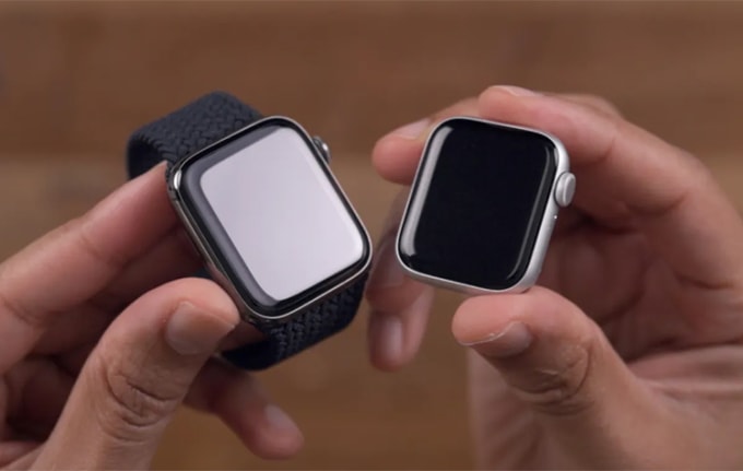 apple watch series 6 duoc sua loi man hinh bi chuyen mau trang hinh 1