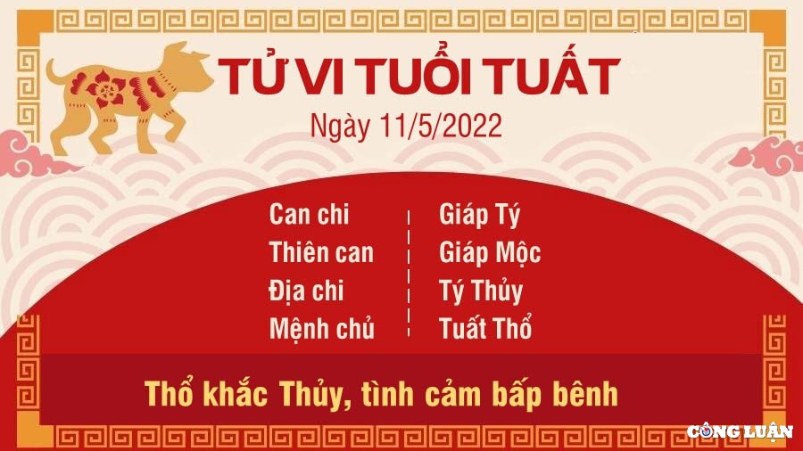 tu vi 11 5 2022 hom nay thu 4 ngay 11 4 am lich cua 12 con giap hinh 11