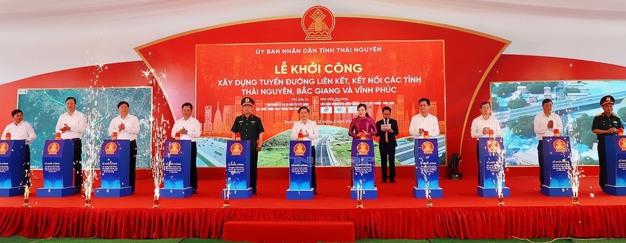 thai nguyen khoi cong du an giao thong trong diem ket noi cac tinh bac giang va vinh phuc hinh 1