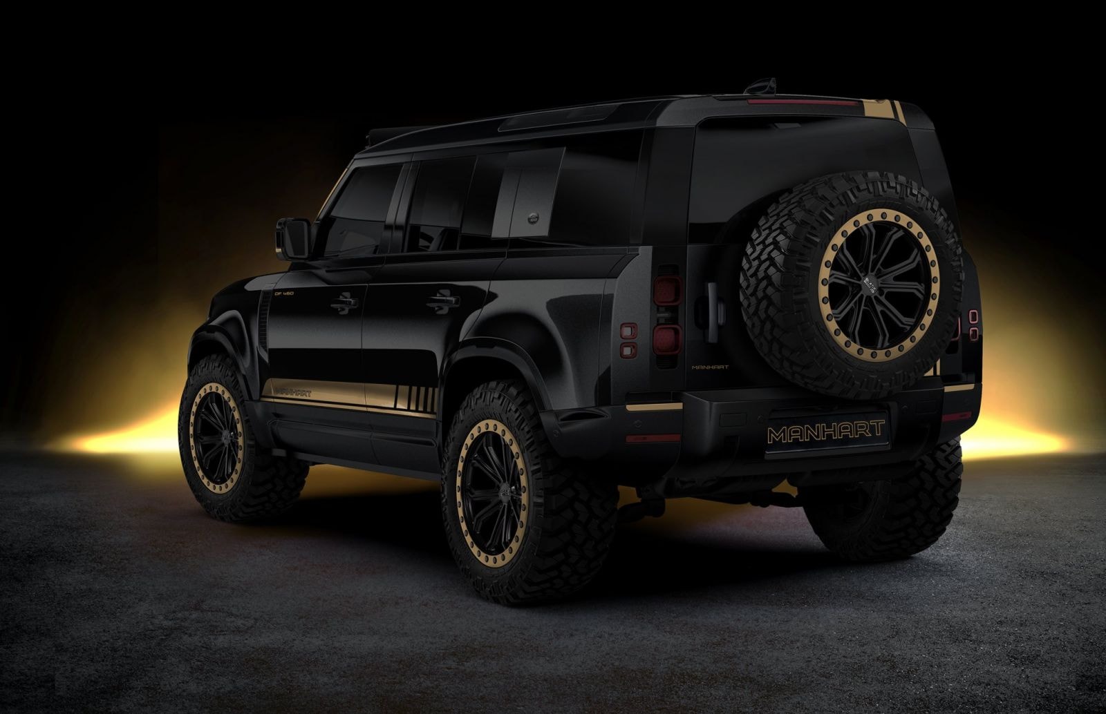 manhart giup mau xe land rover defender trong ham ho hon voi goi do dp 450 hinh 2