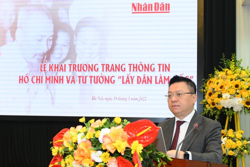 bao nhan dan ra mat trang thong tin ho chi minh va tu tuong lay dan lam goc hinh 1