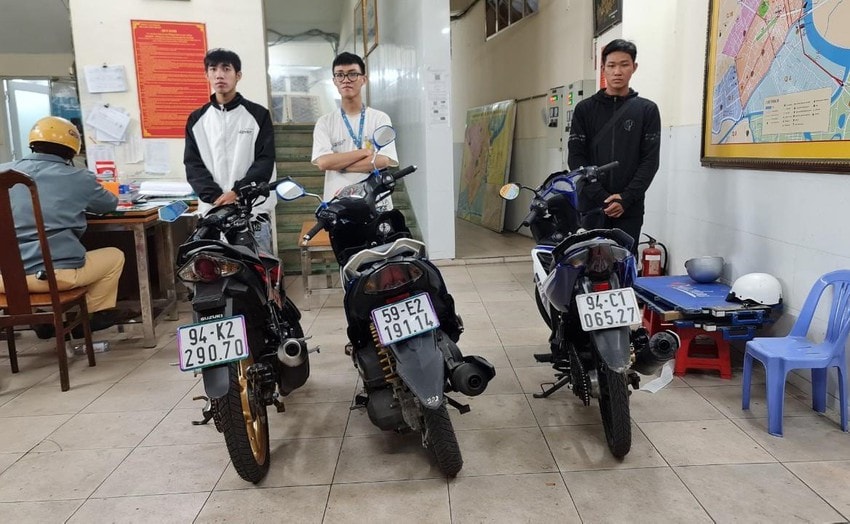 csgt ngan chan hang chuc xe may net po di bao hinh 1