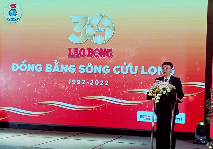 bao lao dong ky niem 30 nam thanh lap van phong dong bang song cuu long hinh 1
