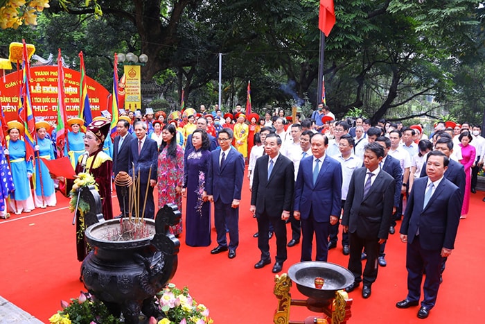 den voi phuc va den quan thanh don nhan bang xep hang di tich quoc gia dac biet thang long tu tran hinh 2