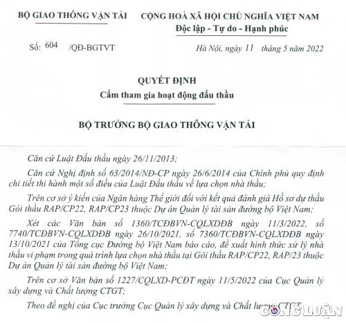 cong ty cic lam gia ho so khai khong hon 260 gia tri that goi thau hinh 2