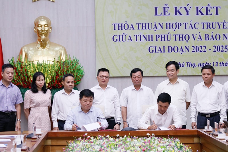 bao nhan dan va tinh phu tho tang cuong phoi hop tuyen truyen hoat dong phat trien kinh te xa hoi hinh 1