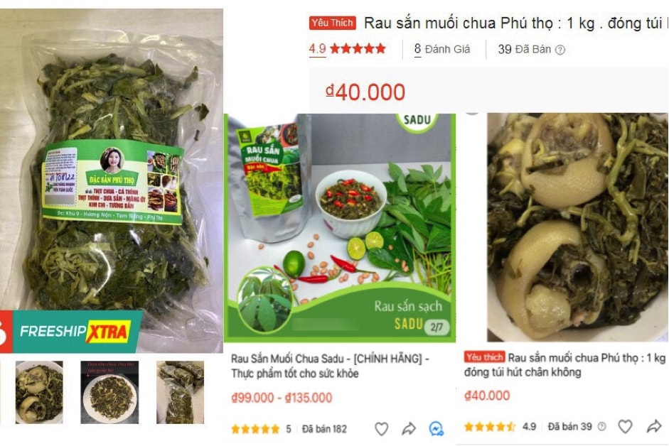 rau san muoi chua dac san dan da gay sot tren san thuong mai dien tu hinh 3