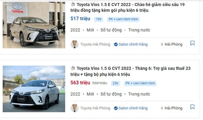 cuoc dua giam gia trong thang 6 vios va accent co lu mo truoc nissan almera hinh 1