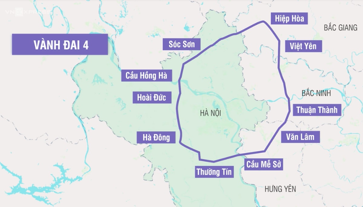 lanh dao ha noi chi ra kho khan lon nhat trong xay dung duong vanh dai 4 vung thu do hinh 2