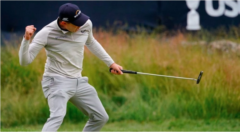 thang giai us open golfer matthew fitzpatrick lan dau tien lot top 10 the gioi hinh 1