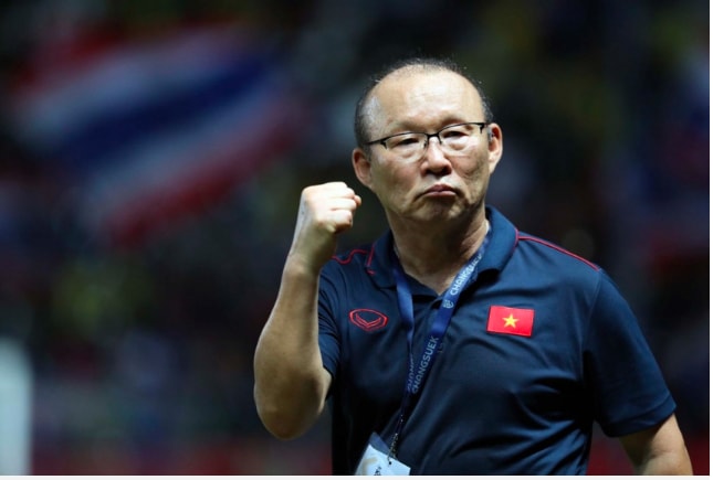 Ông Park Hang Seo hiện đang ở quê nhà Hàn Quốc thăm và tổ chức mừng thọ cho người mẹ tròn 100 tuổi. Ảnh: AFF