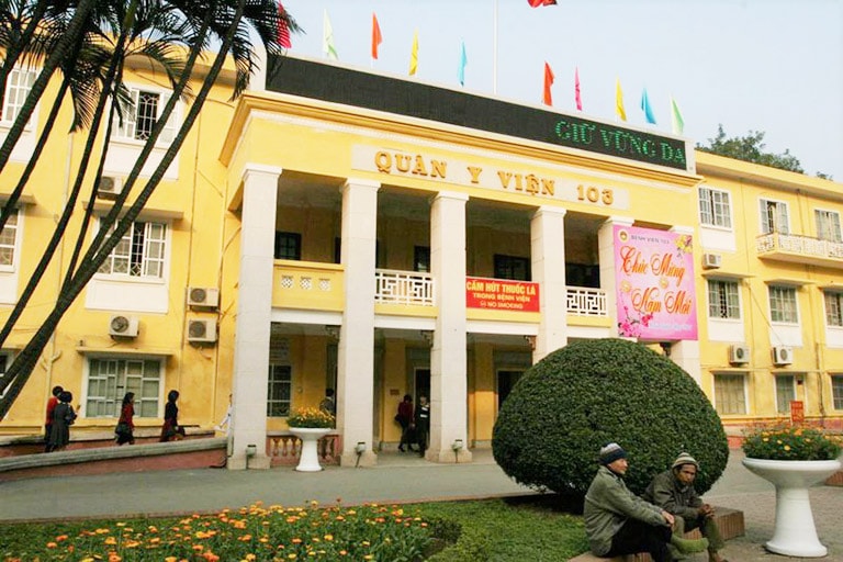 Bệnh viện Quân y 103 nơi xảy ra sự việc đáng tiếc.