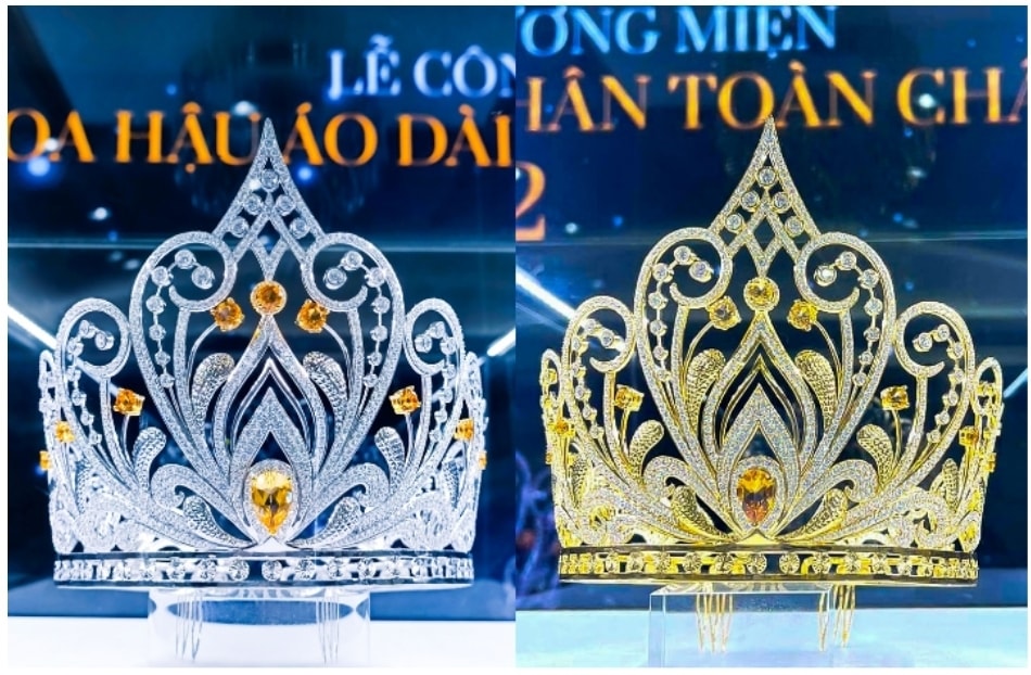 Chiêm ngưỡng Vương miện dành cho tân Hoa hậu Áo dài phu nhân toàn châu Âu 2022.