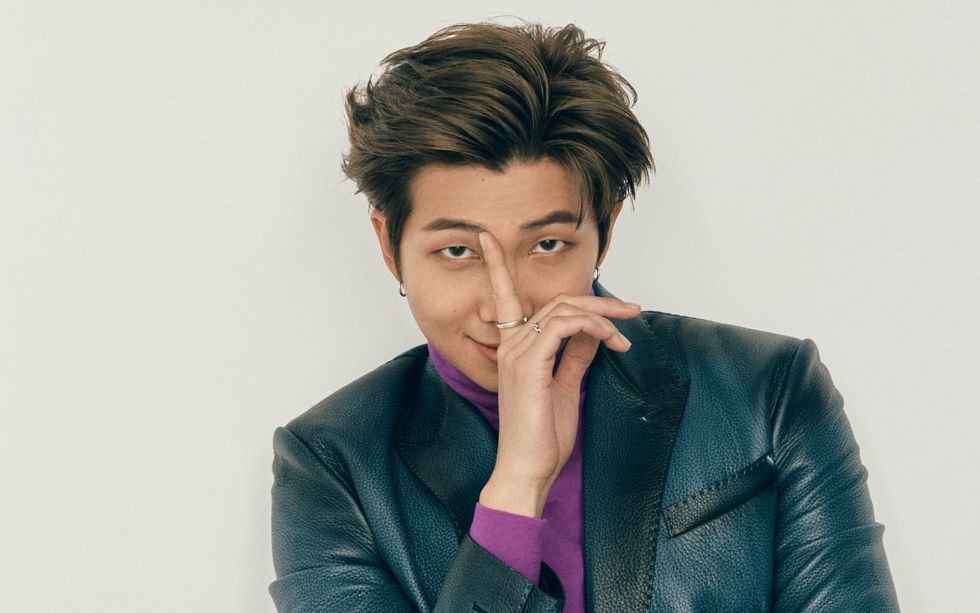 RM sinh năm 1994, đảm nhận vị trí trưởng nhóm kiêm rapper trong nhóm nhạc BTS 0 Ảnh: Soompi 