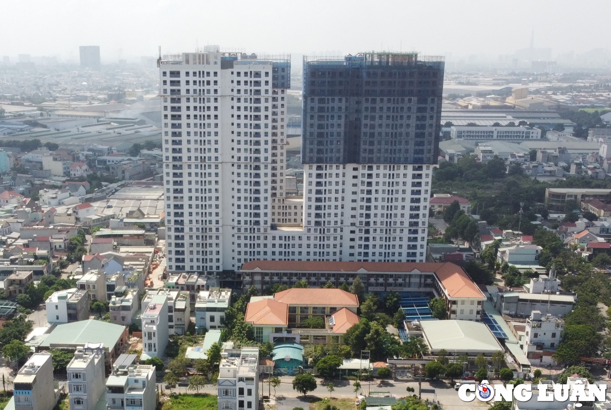 Khu căn hộ Bcons Garden trong thời điểm đang xây dựng. Ảnh: Lê Giang.