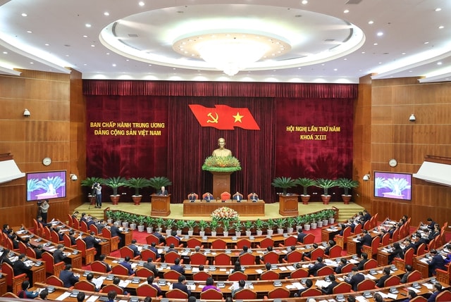 Hội nghị Trung ương 5 (Khoá XIII) diễn ra vào 5/2022.