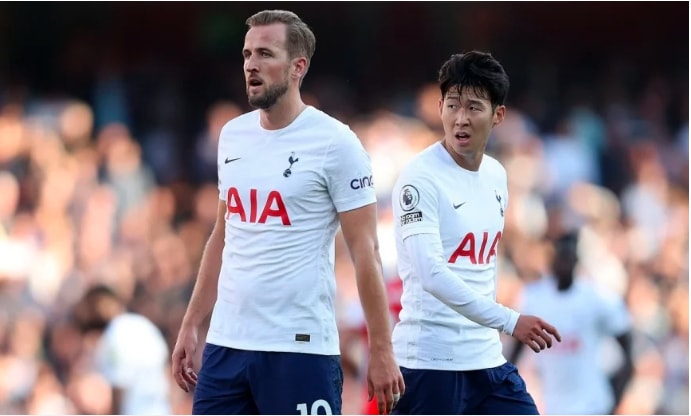 Tiền đạo Son Heung-min vượt qua chính người đồng đội của mình tại Tottenham là Harry Kane để vinh dự trở thành cầu thủ xuất sắc nhất lịch sử câu lạc bộ. Ảnh: Getty