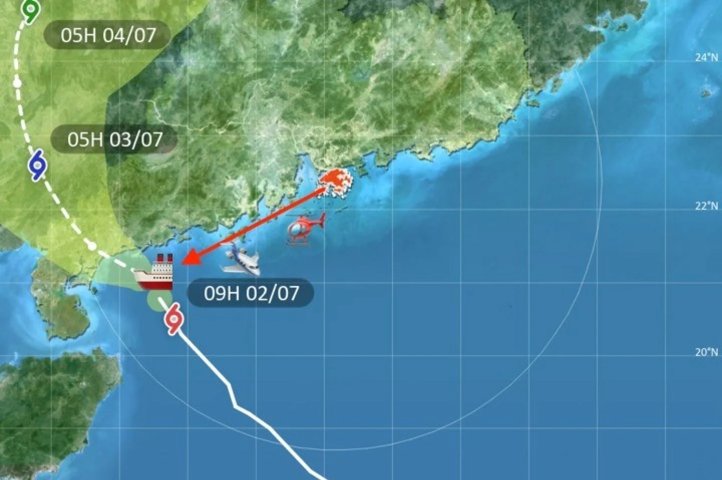 hong kong tim kiem trong dem 27 thuyen vien mat tich trong vu chim tau do bao chaba hinh 3