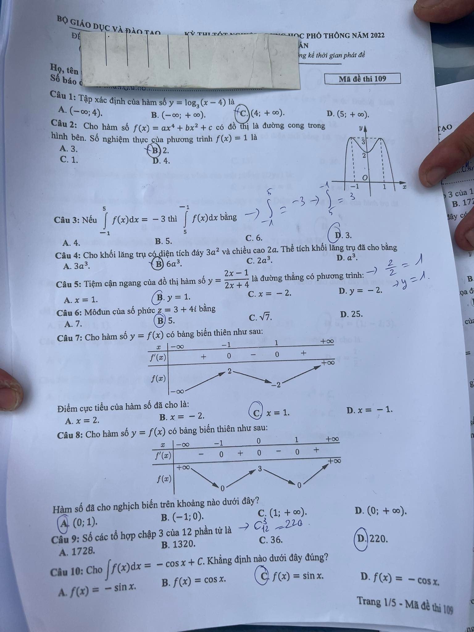 de thi mon toan tot nghiep thpt nam 2022 ma de 109 hinh 1