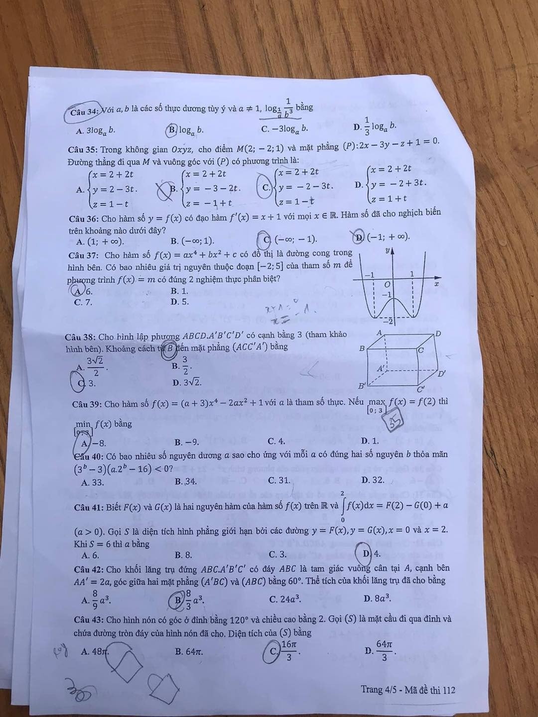 de thi tot nghiep thpt 2022 mon toan ma de 112 hinh 4