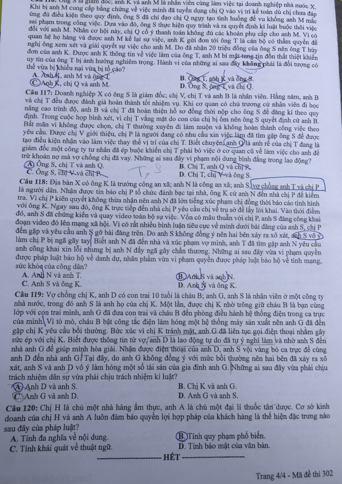 de thi tot nghiep thpt 2022 mon gdcd ma de 302 hinh 4