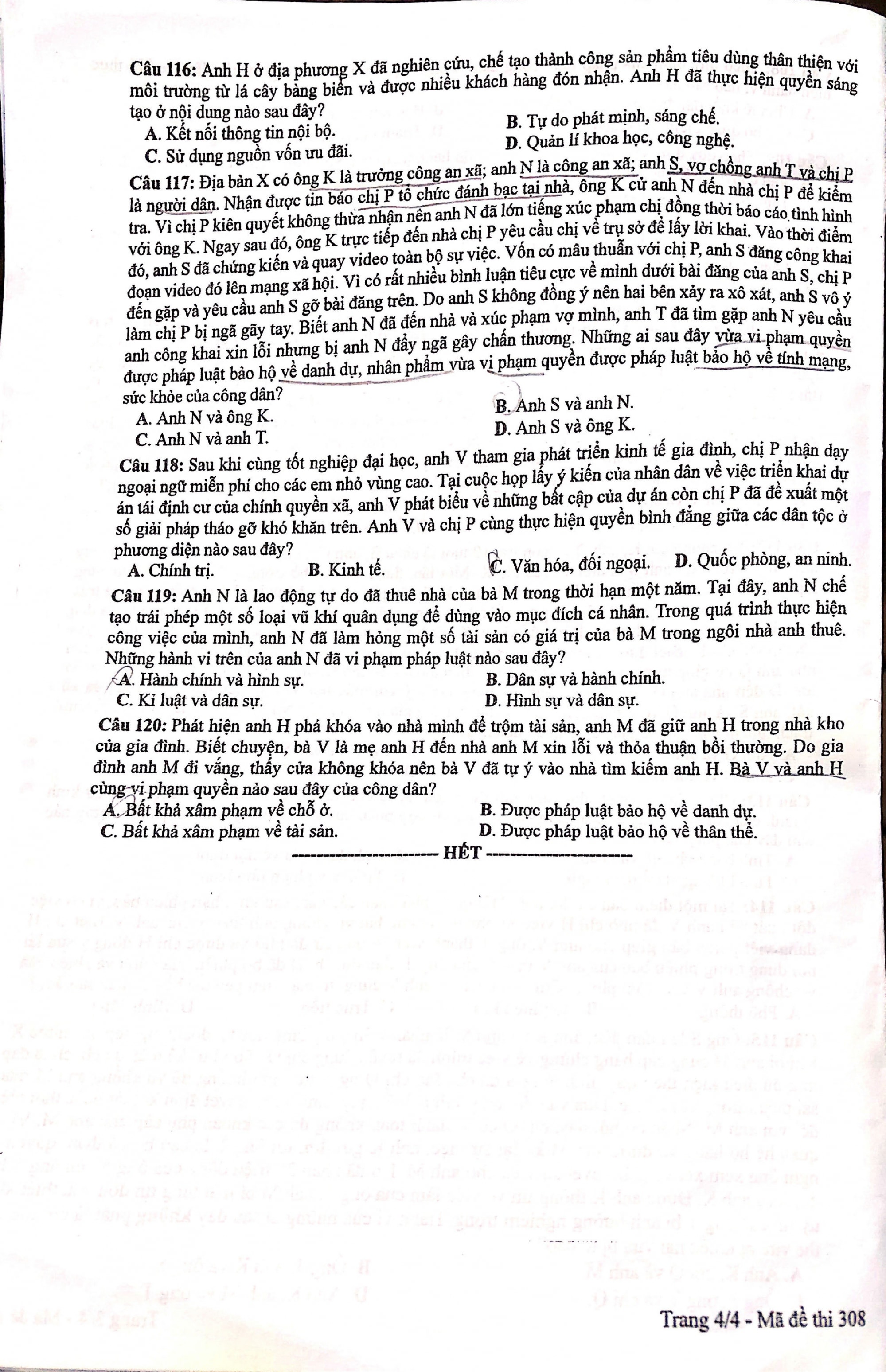de thi tot nghiep thpt 2022 mon lich su ma de 308 hinh 4
