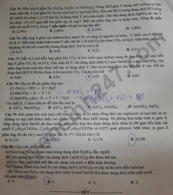 de thi tot nghiep thpt 2022 mon hoa hoc ma de 213 hinh 4