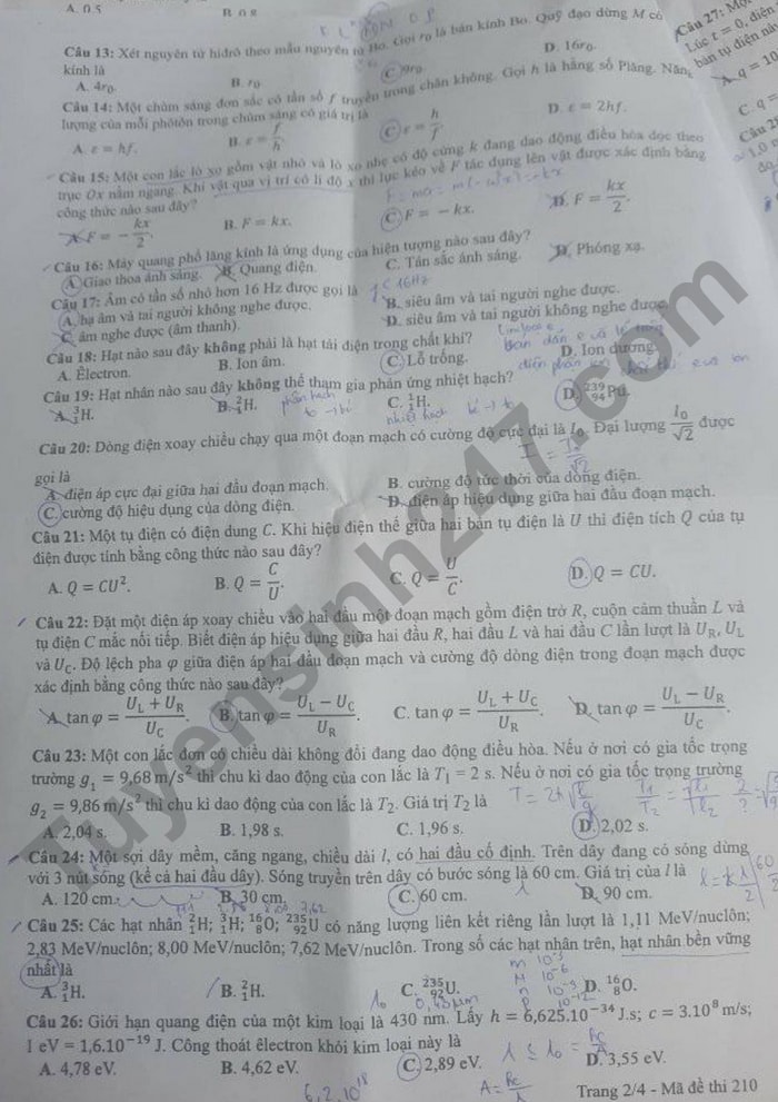 de thi tot nghiep thpt 2022 mon vat ly ma de 210 hinh 2