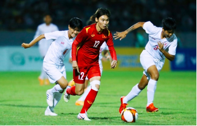 thang myanmar 4 0 tuyen nu viet nam gianh ve vao ban ket aff cup 2022 hinh 1