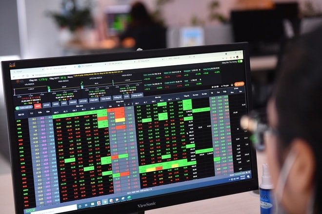 co phieu bluechips dong loat giam keo vn index dao chieu di xuong hinh 1