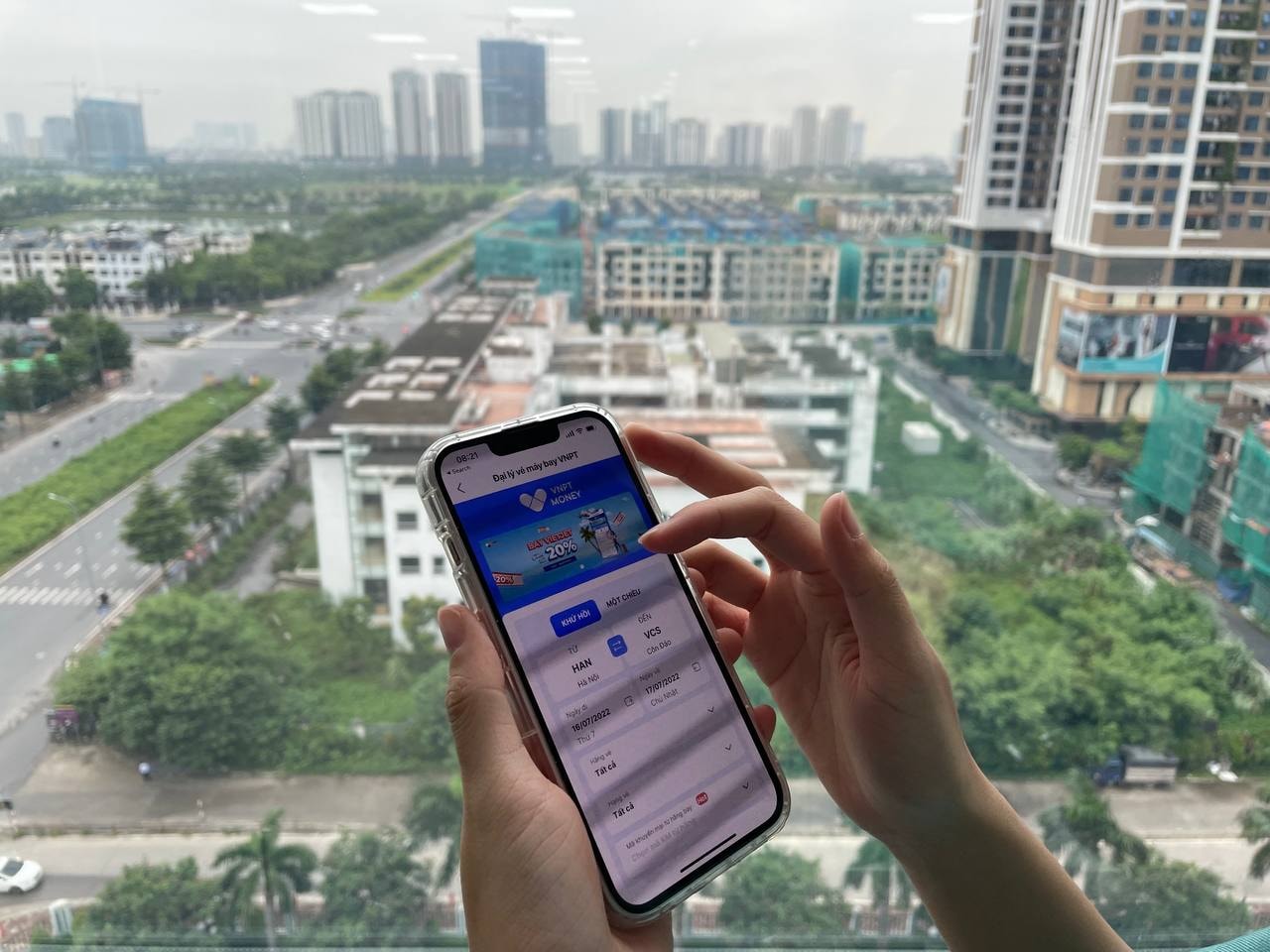 vnpt money ha nhiet bao gia voi chuong trinh giam 20 khi mua ve bay vietjet hinh 1