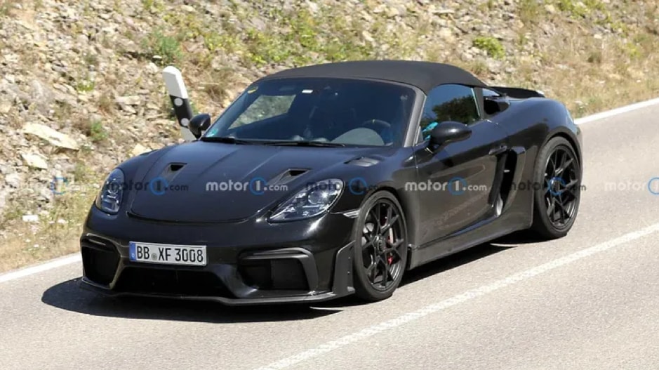 porsche 718 boxster spyder rs lo dien cong suat gan 500 ma luc hinh 2